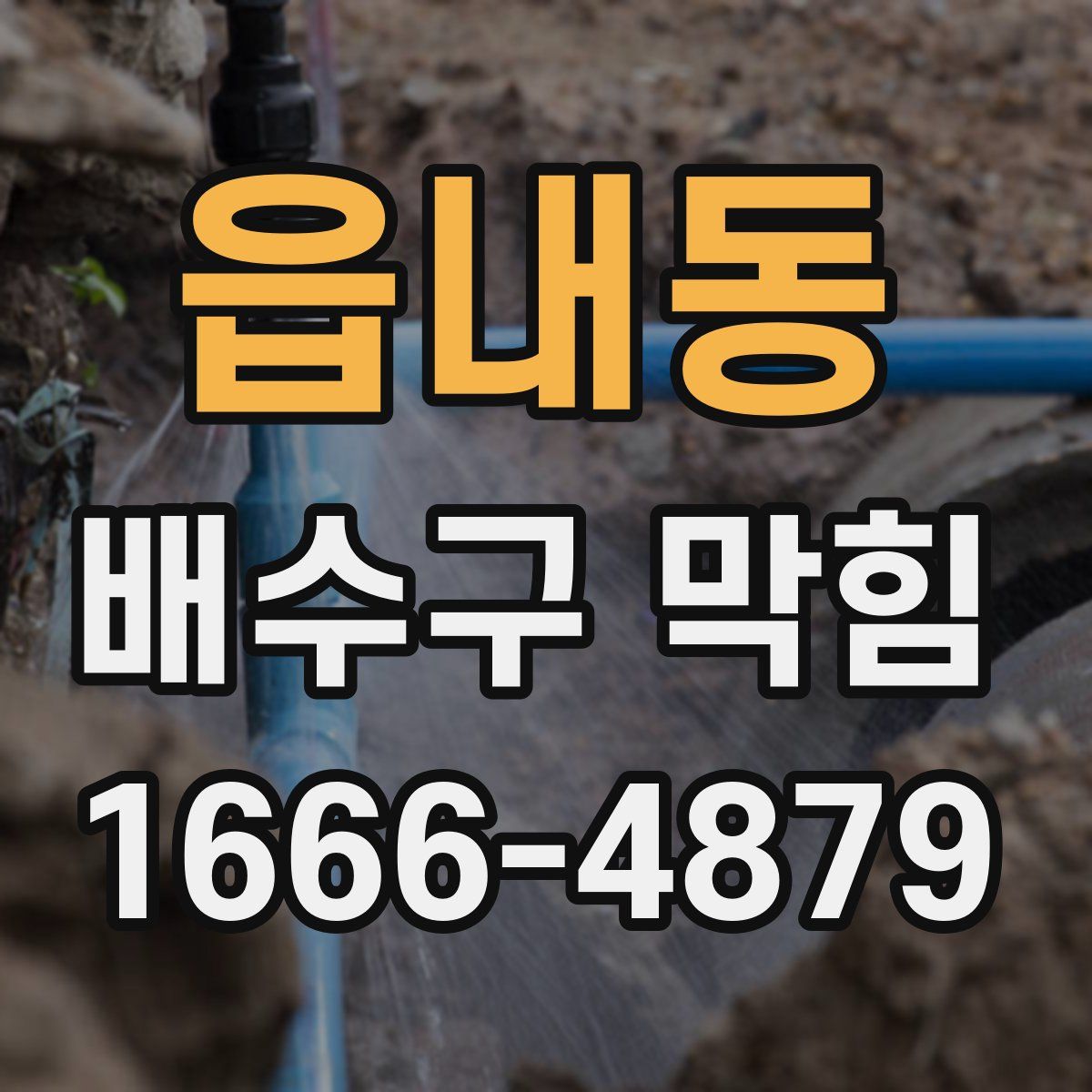 읍내동 배수구 막힘