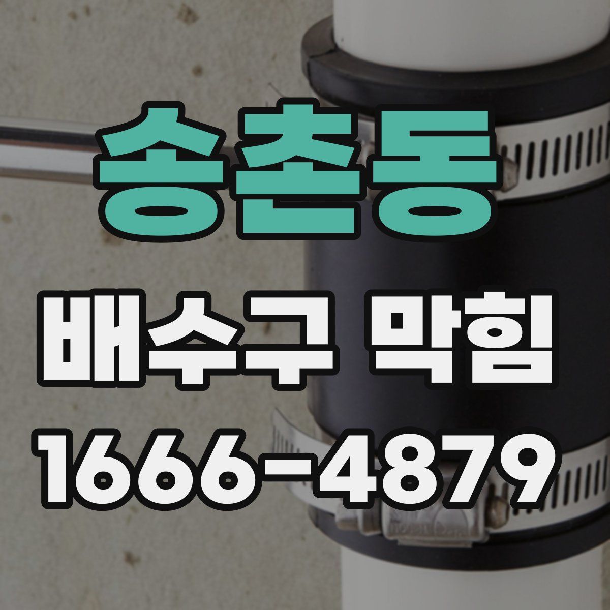 송촌동 배수구 막힘