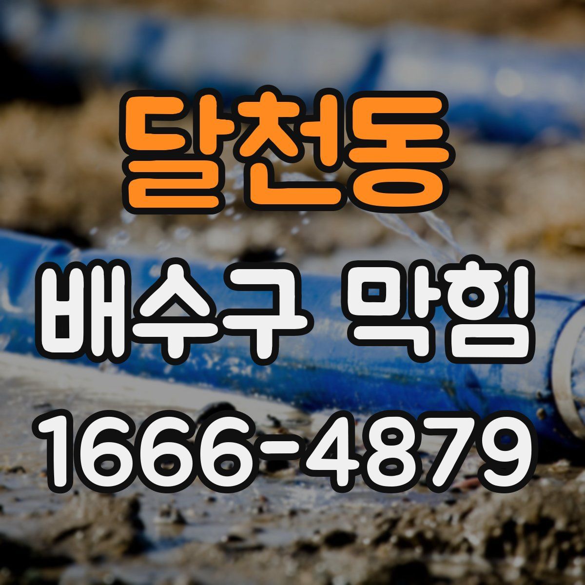 달천동 배수구 막힘