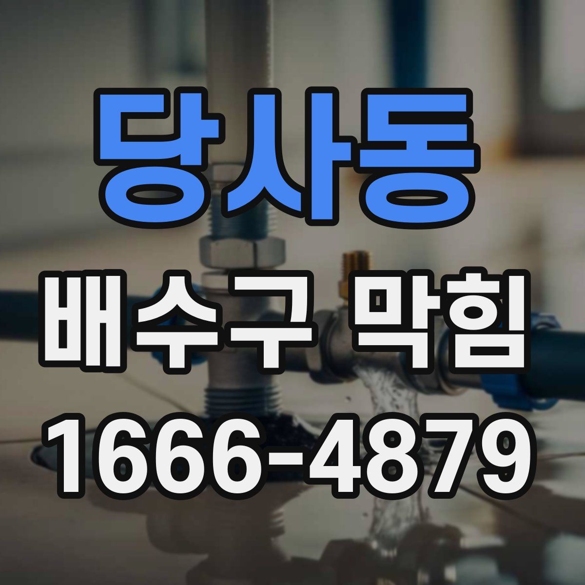 당사동 배수구 막힘