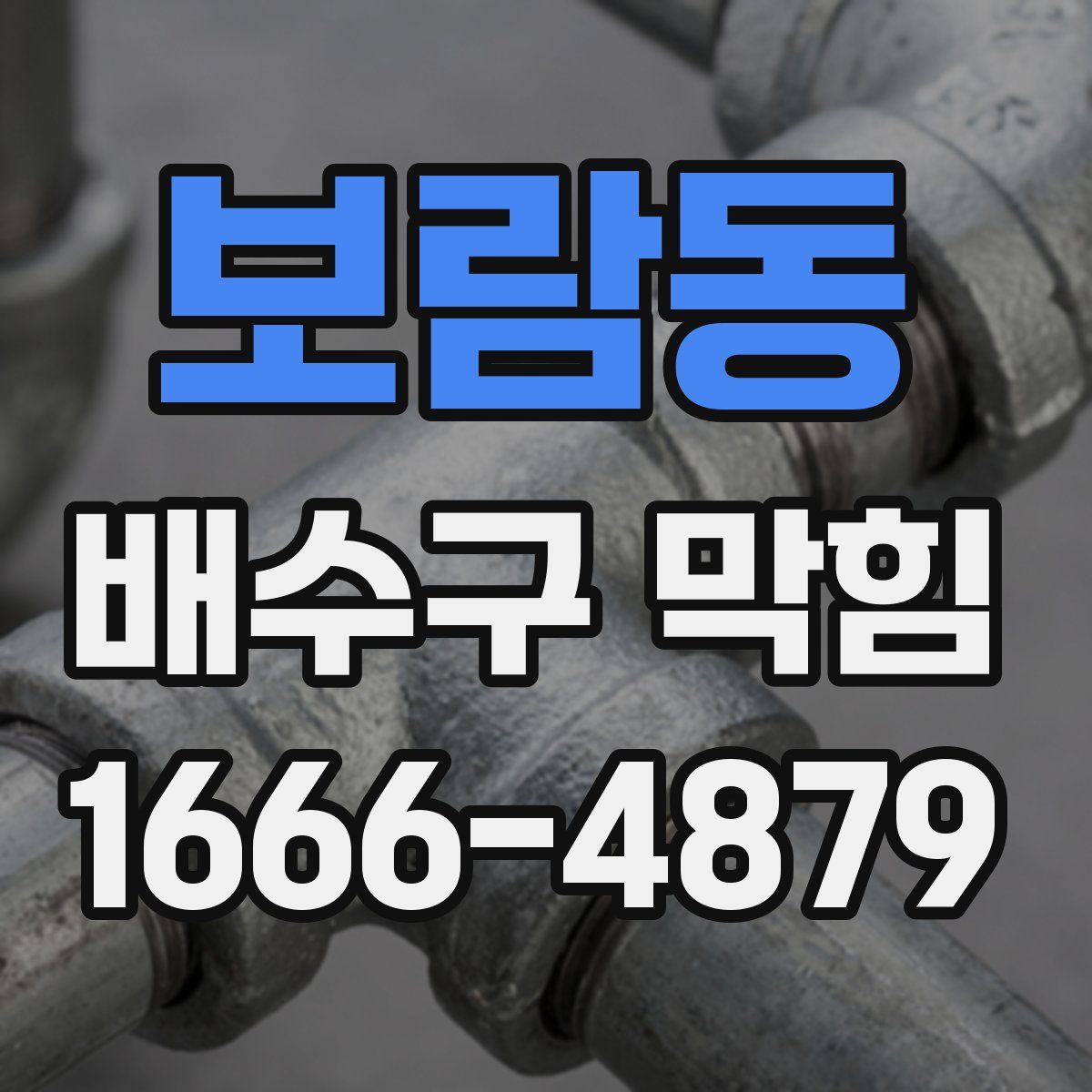 보람동 배수구 막힘