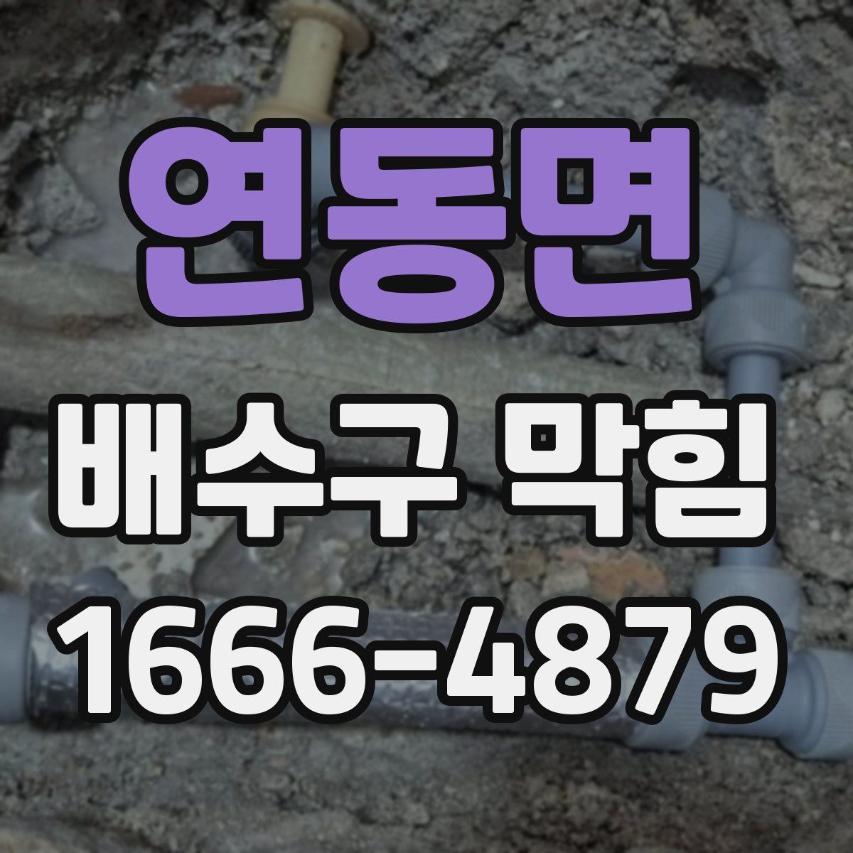 연동면 배수구 막힘