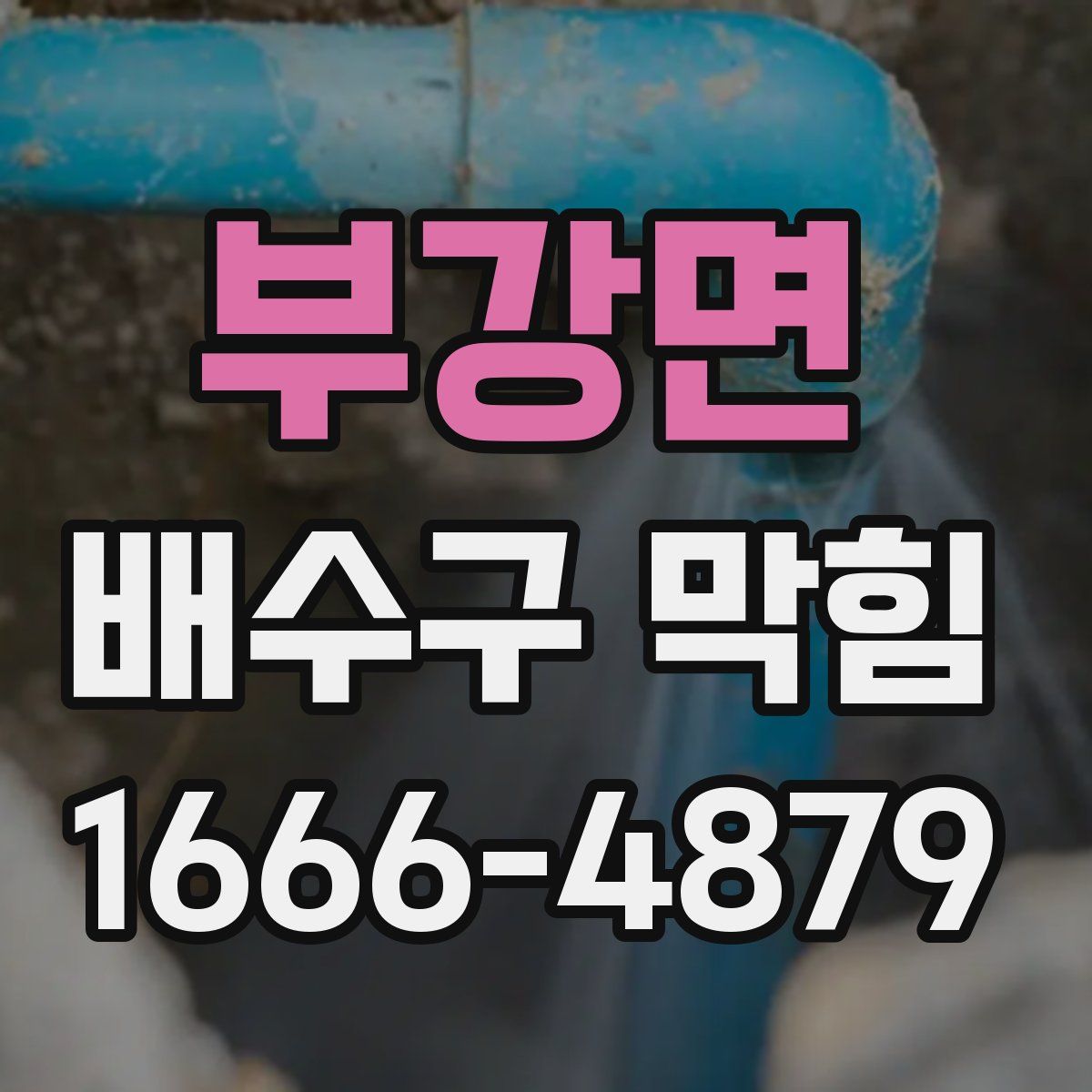 부강면 배수구 막힘