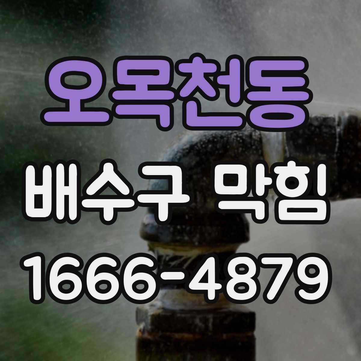 오목천동 배수구 막힘