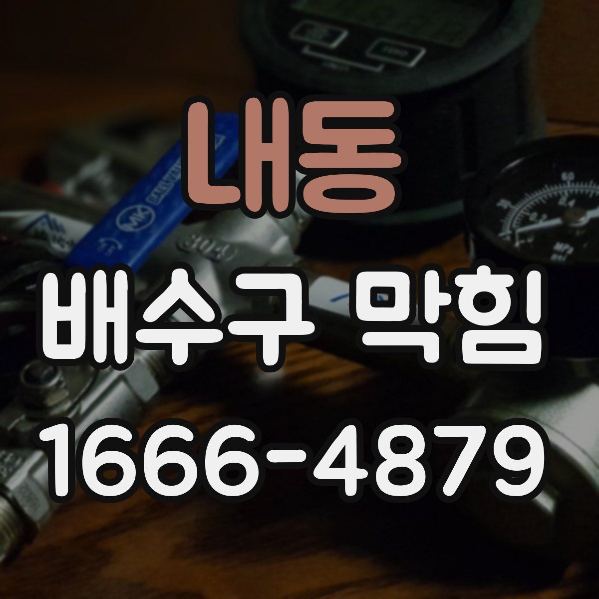 내동 배수구 막힘