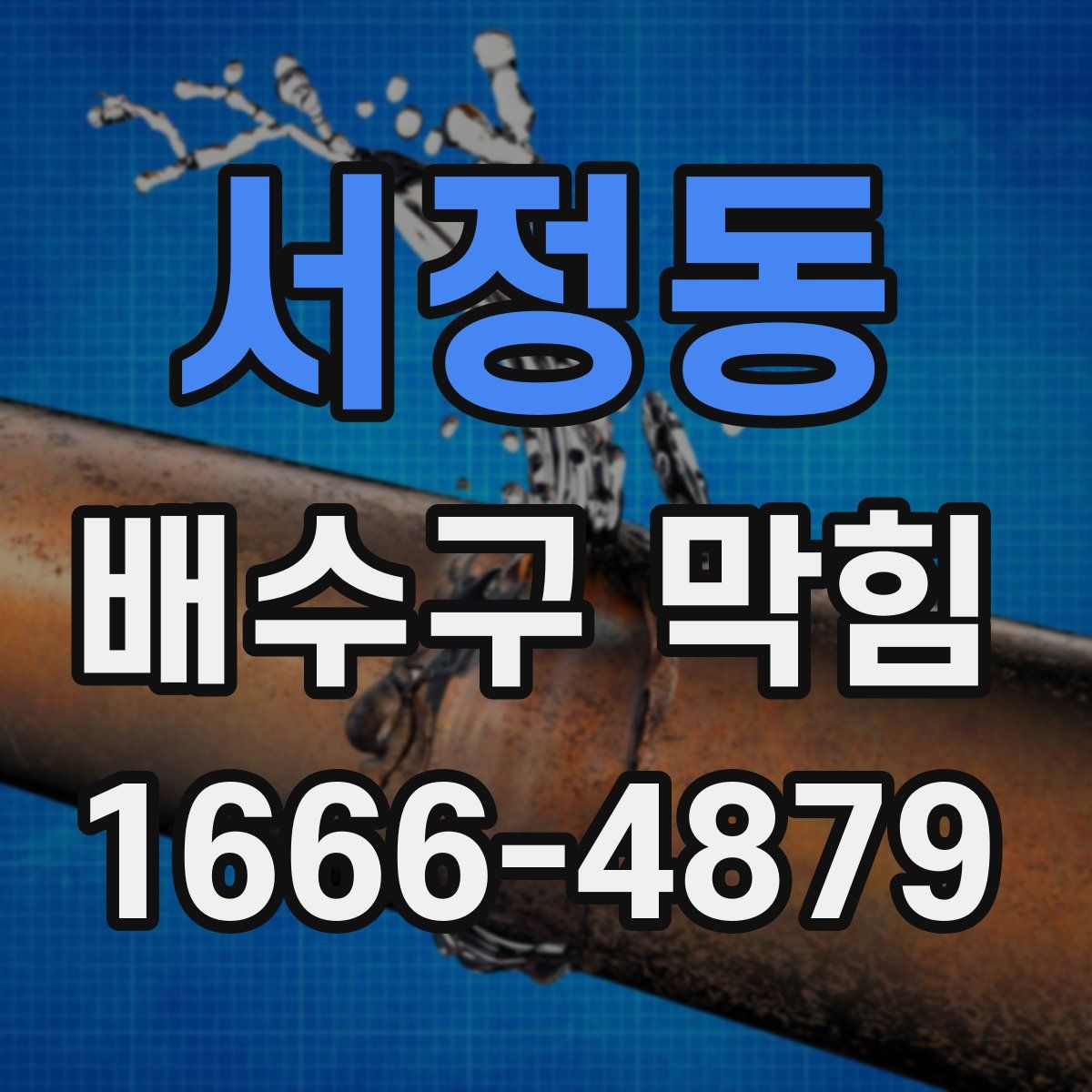 서정동 배수구 막힘