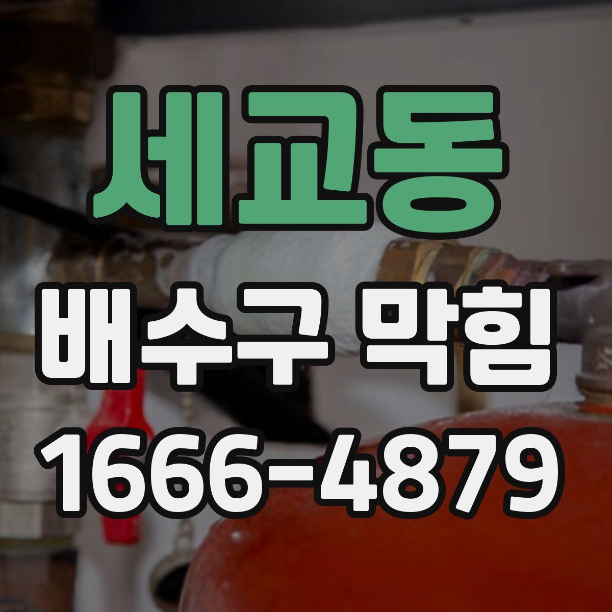 세교동 배수구 막힘