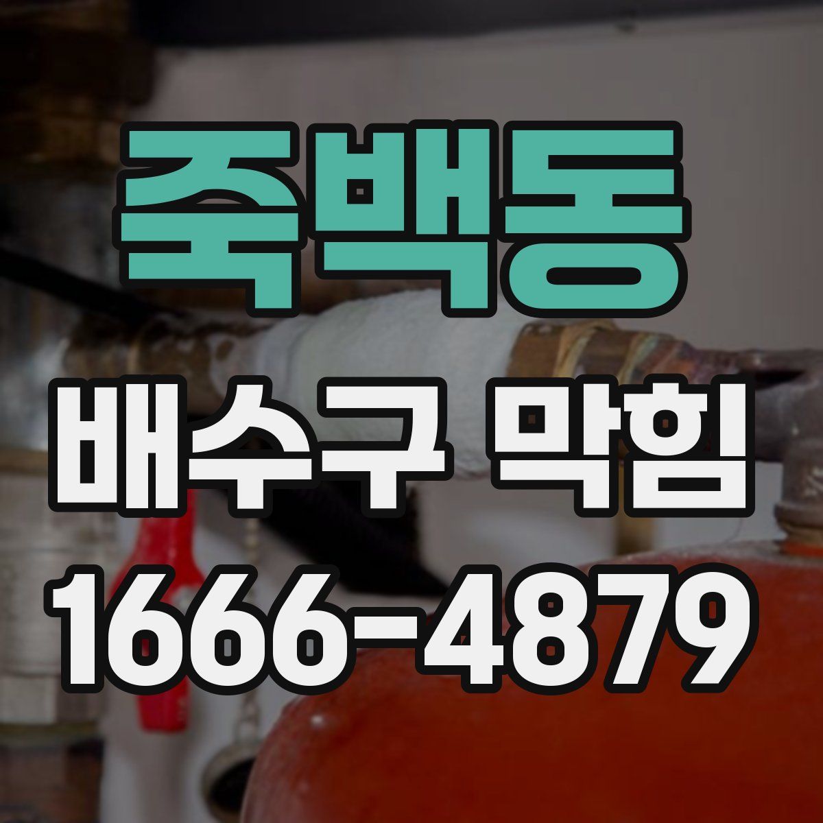 죽백동 배수구 막힘