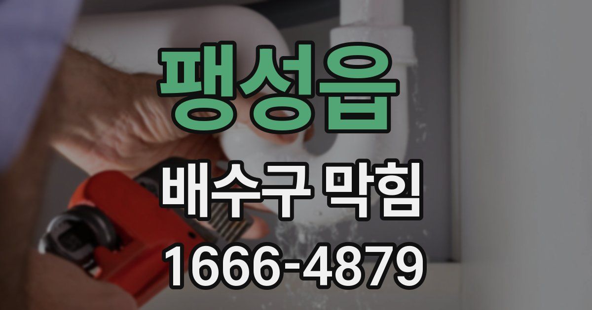 팽성읍 배수구 막힘