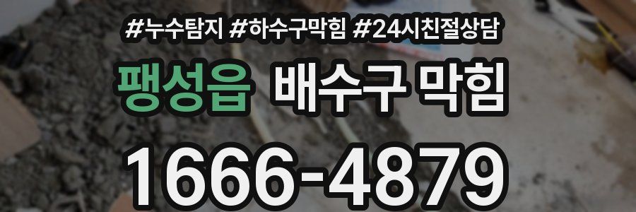 팽성읍 배수구 막힘