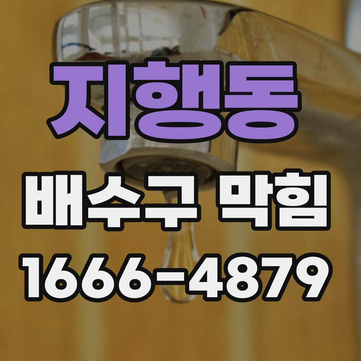 지행동 배수구 막힘