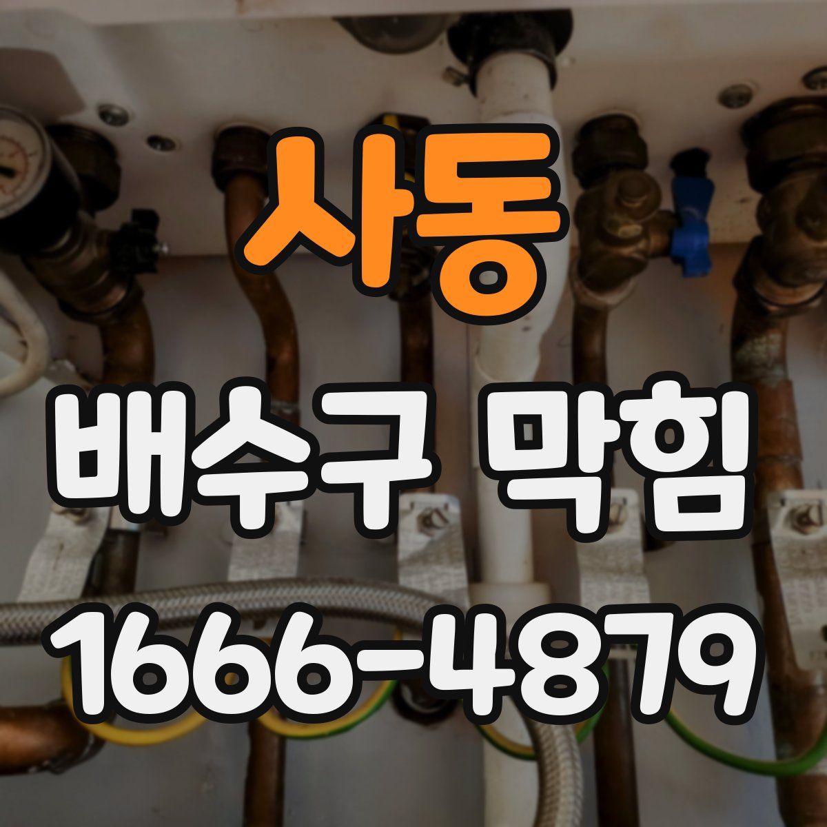 사동 배수구 막힘