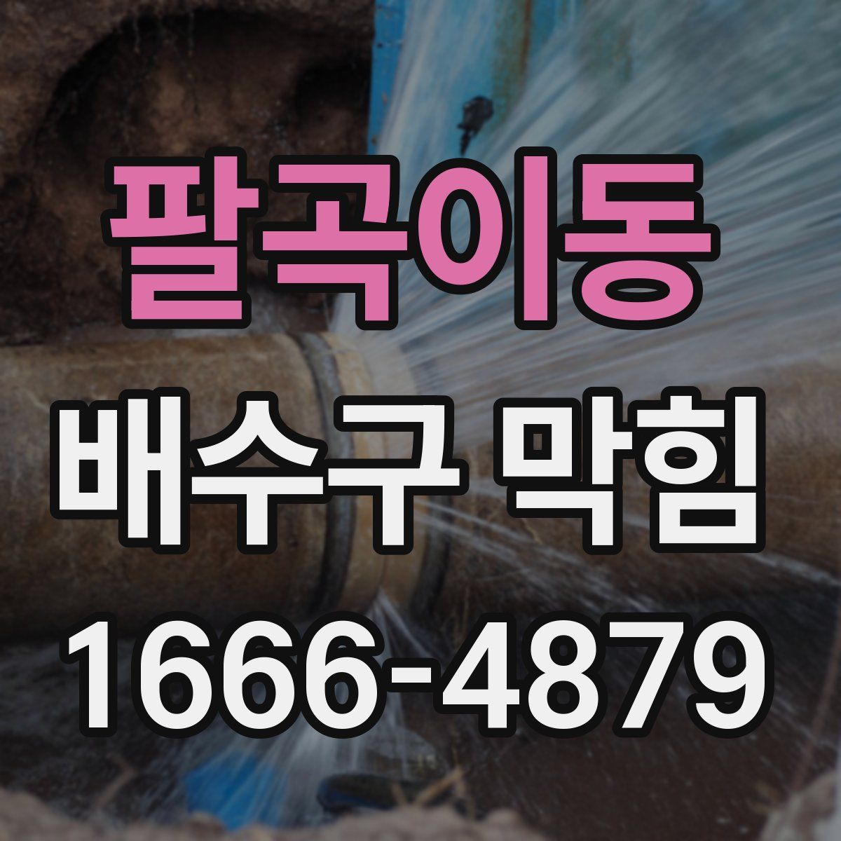 팔곡이동 배수구 막힘