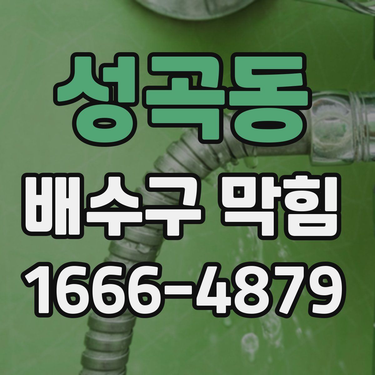 성곡동 배수구 막힘