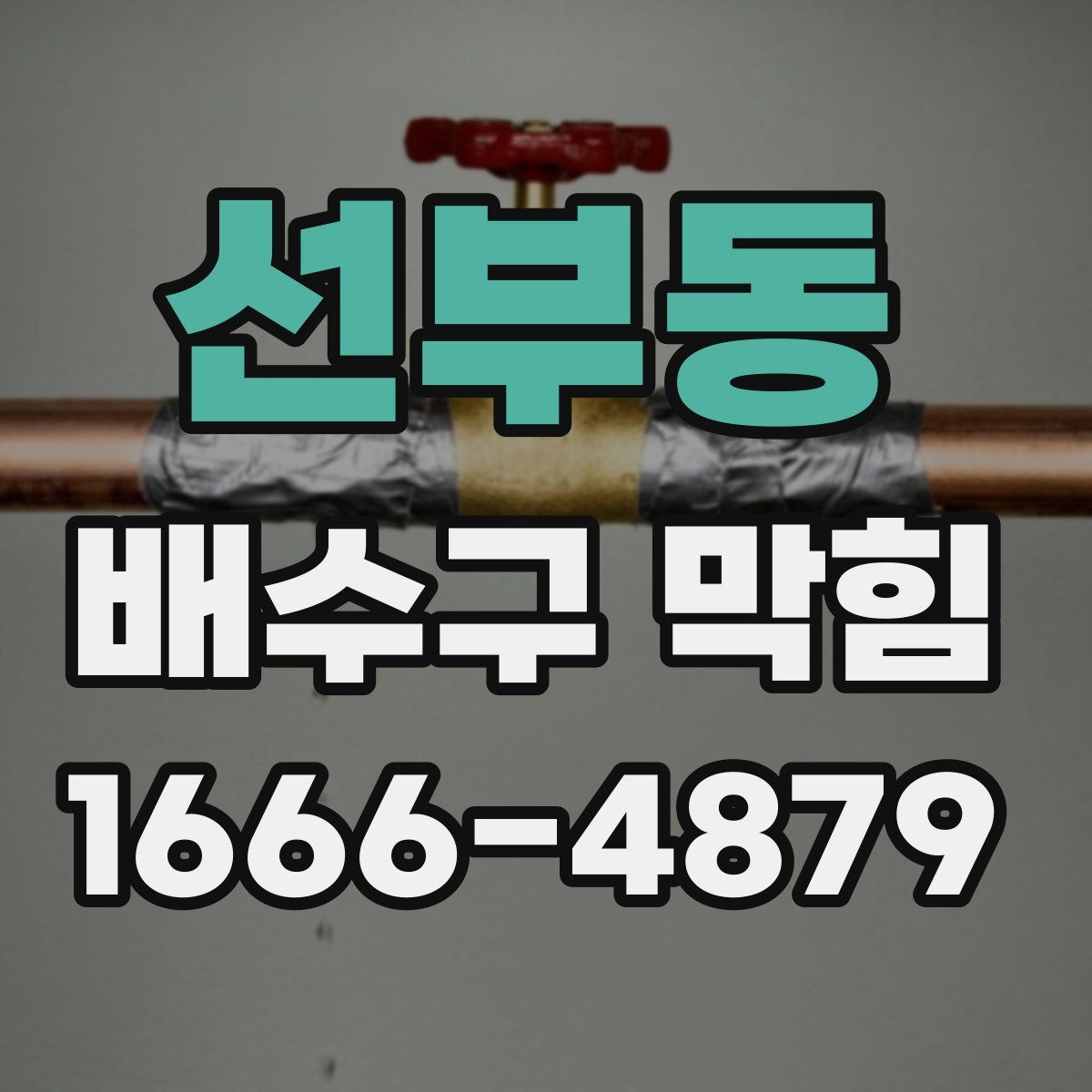 선부동 배수구 막힘