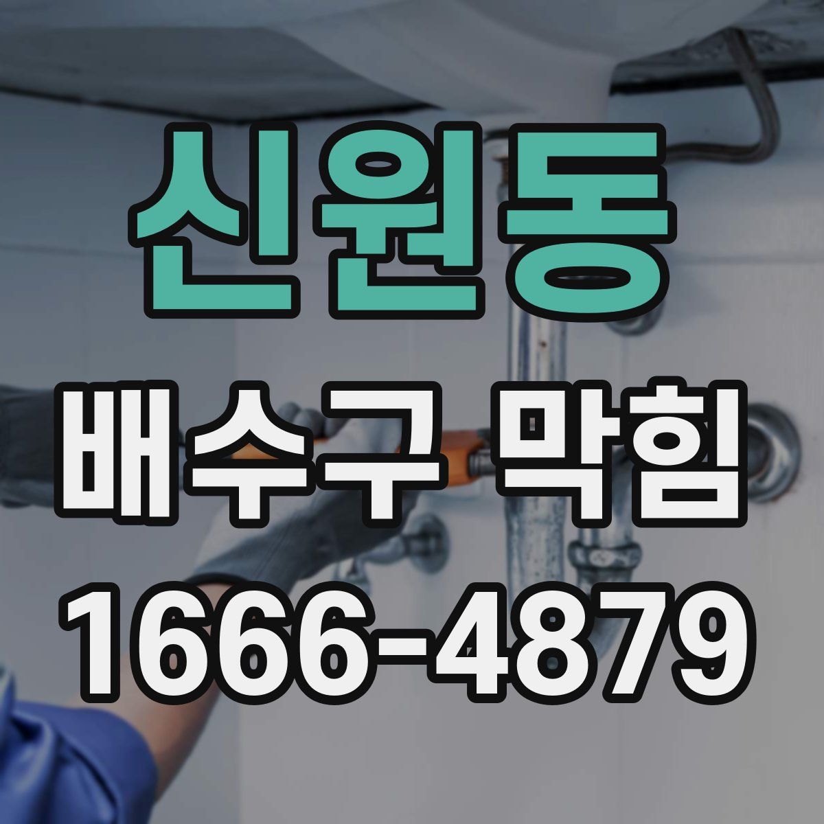 신원동 배수구 막힘