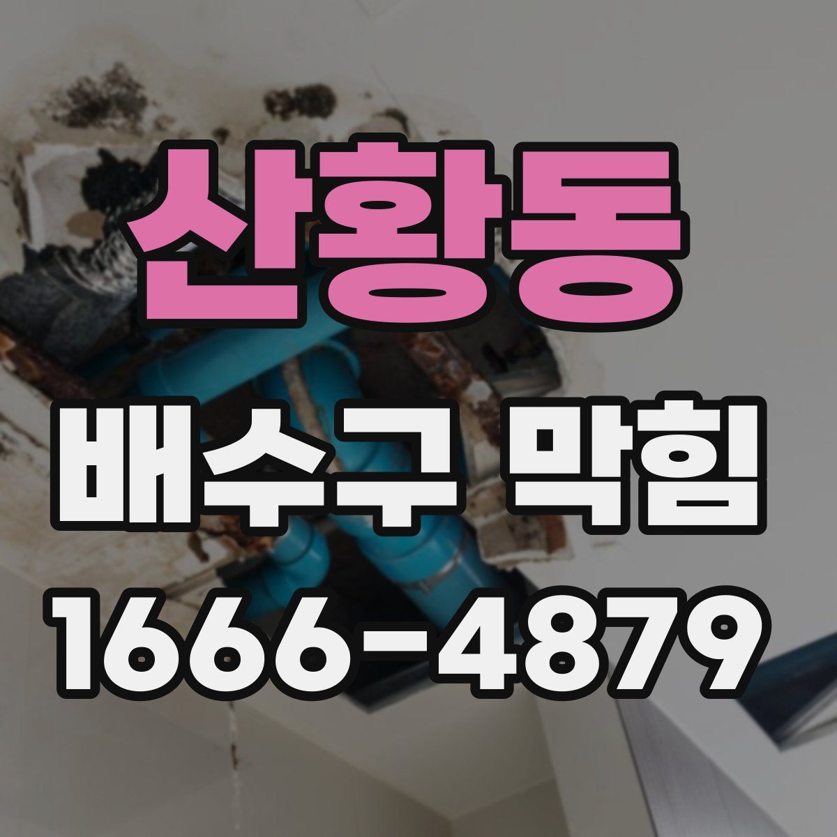 산황동 배수구 막힘