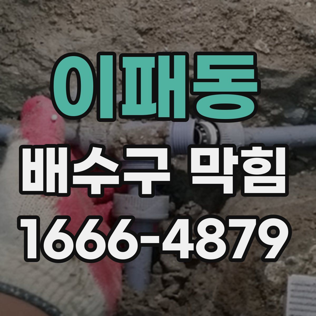 이패동 배수구 막힘