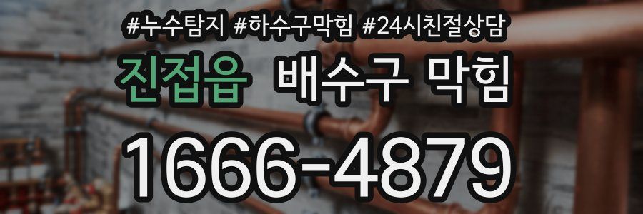 진접읍 배수구 막힘