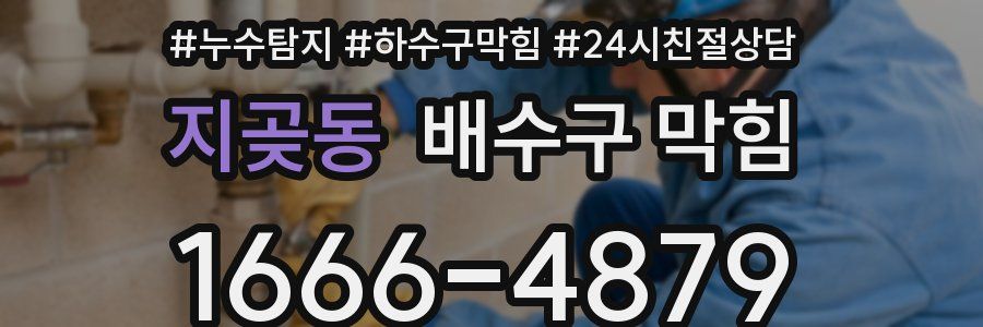 지곶동 배수구 막힘