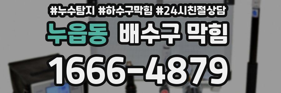 누읍동 배수구 막힘