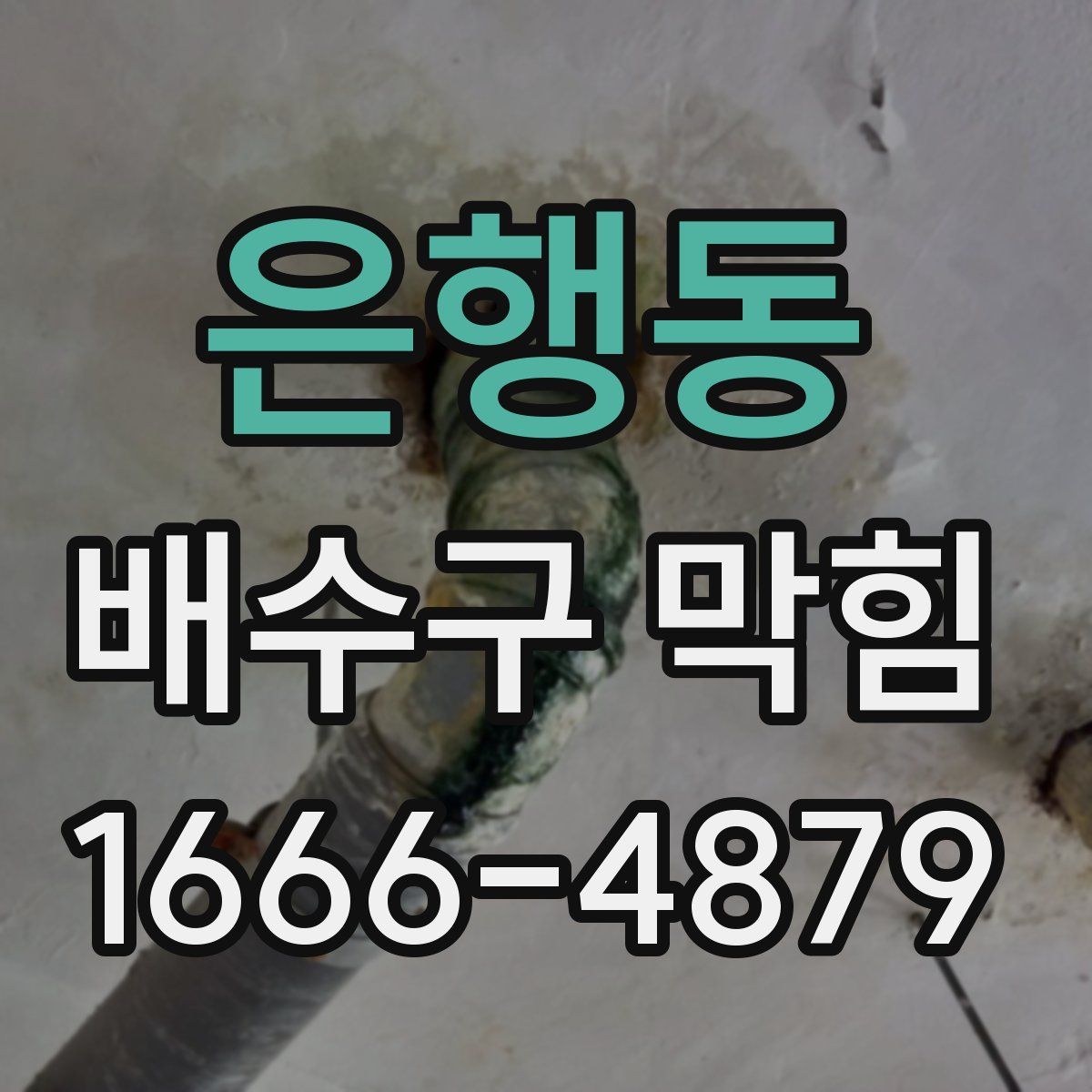 은행동 배수구 막힘