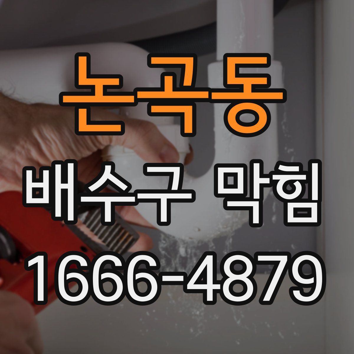 논곡동 배수구 막힘