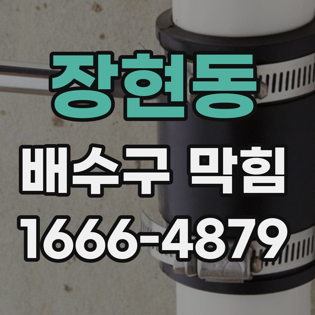 장현동 배수구 막힘