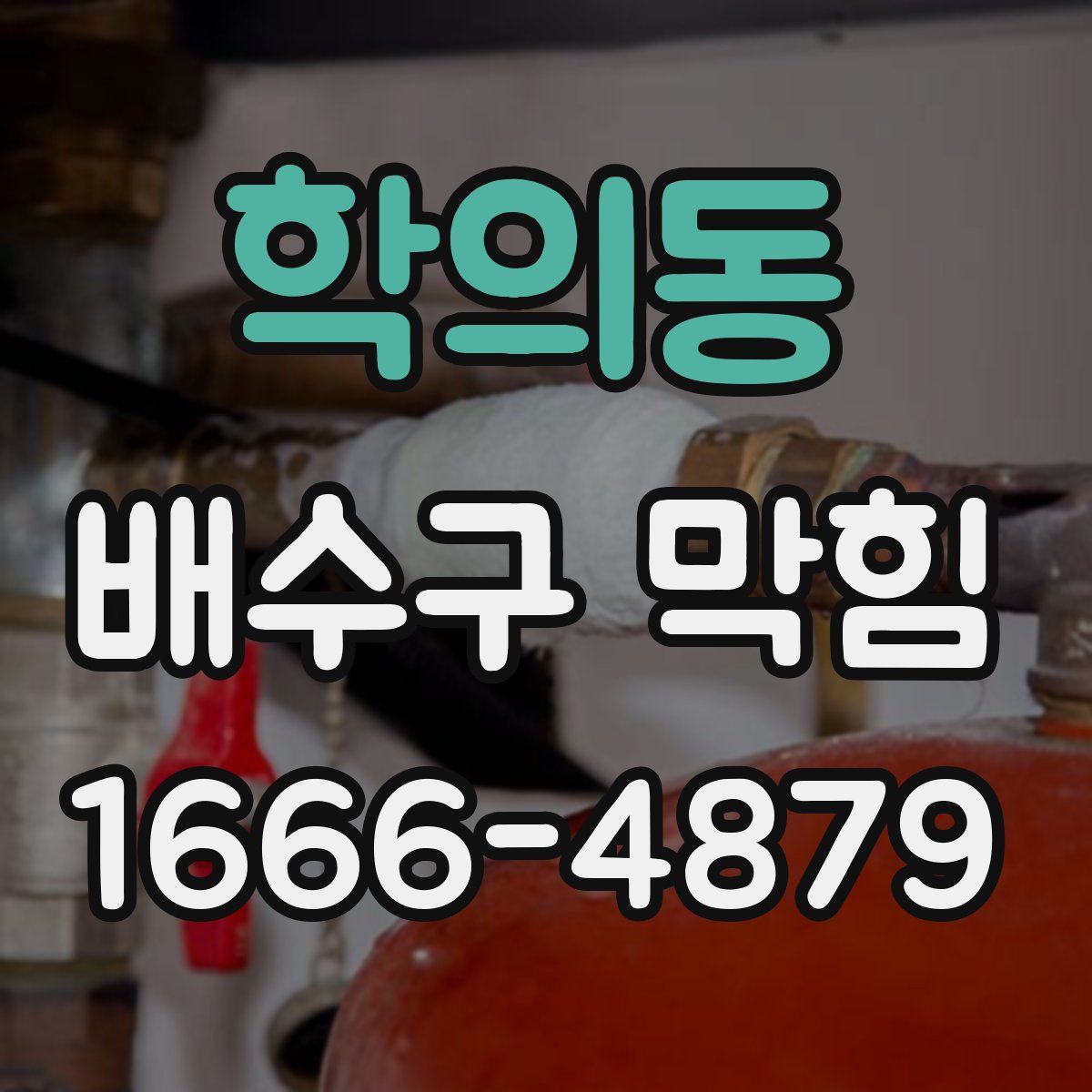 학의동 배수구 막힘