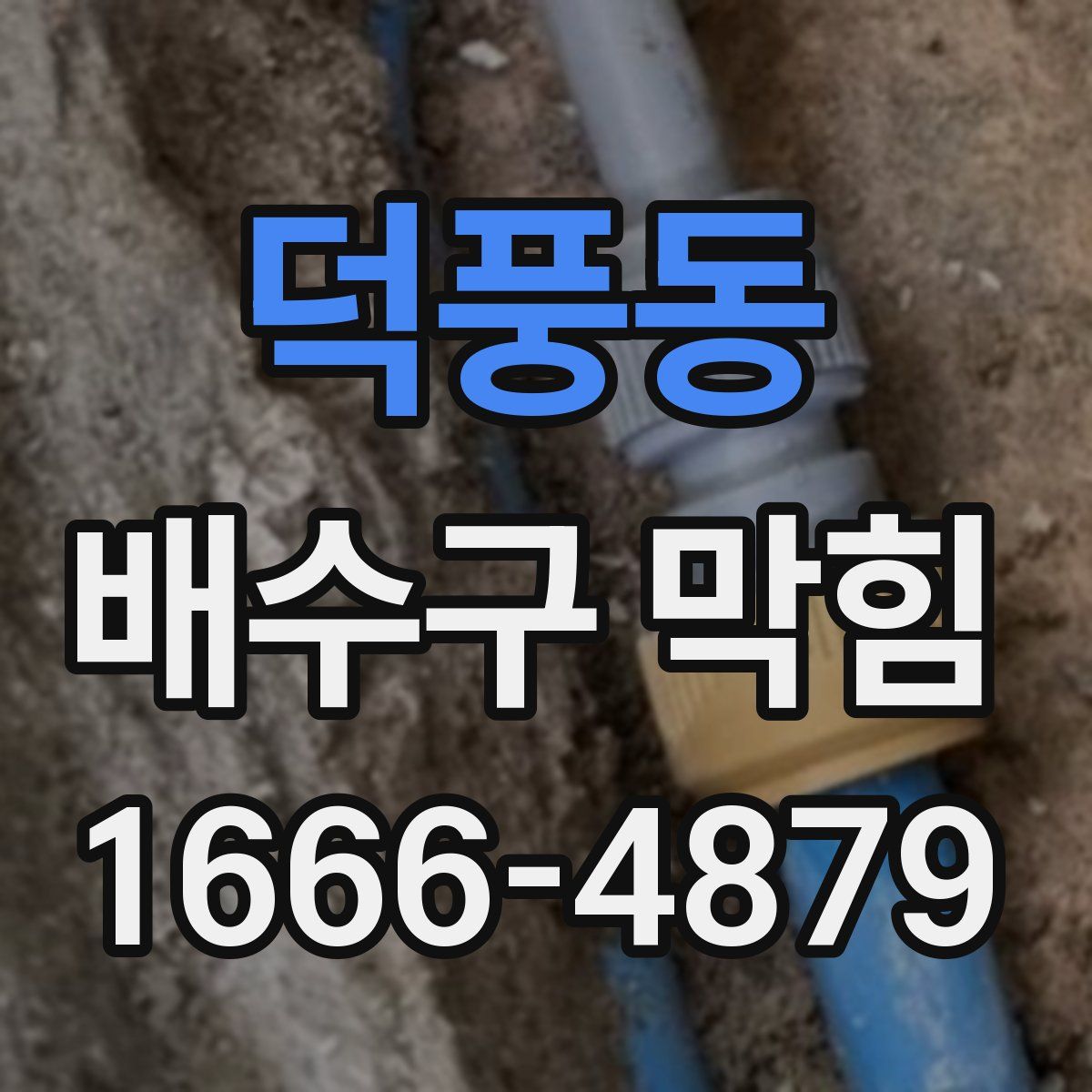 덕풍동 배수구 막힘