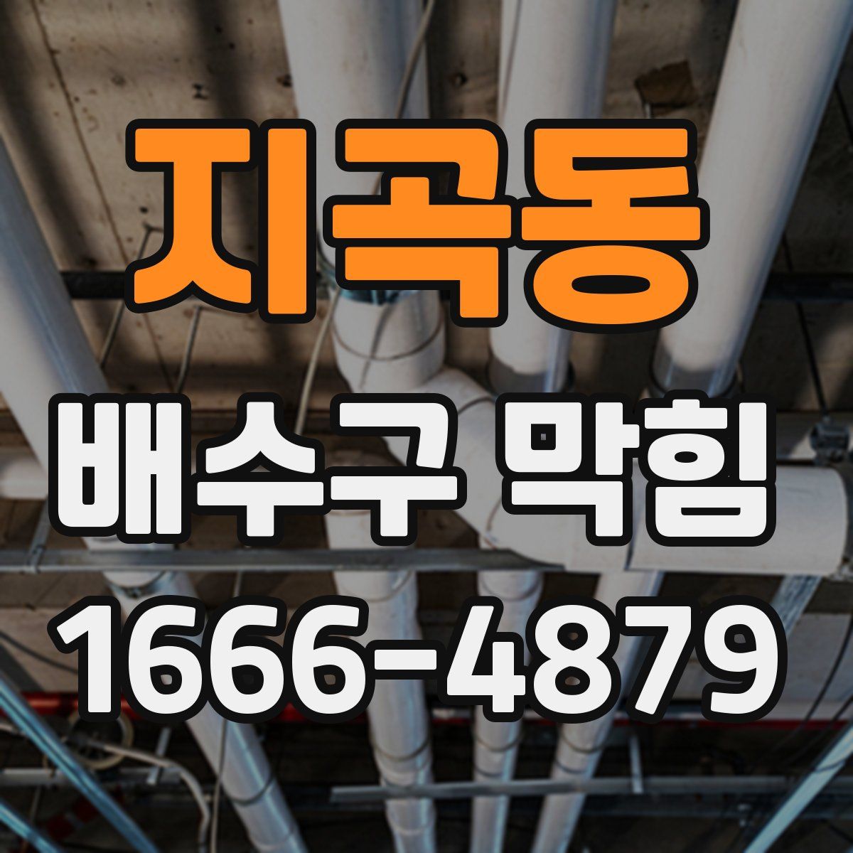 지곡동 배수구 막힘