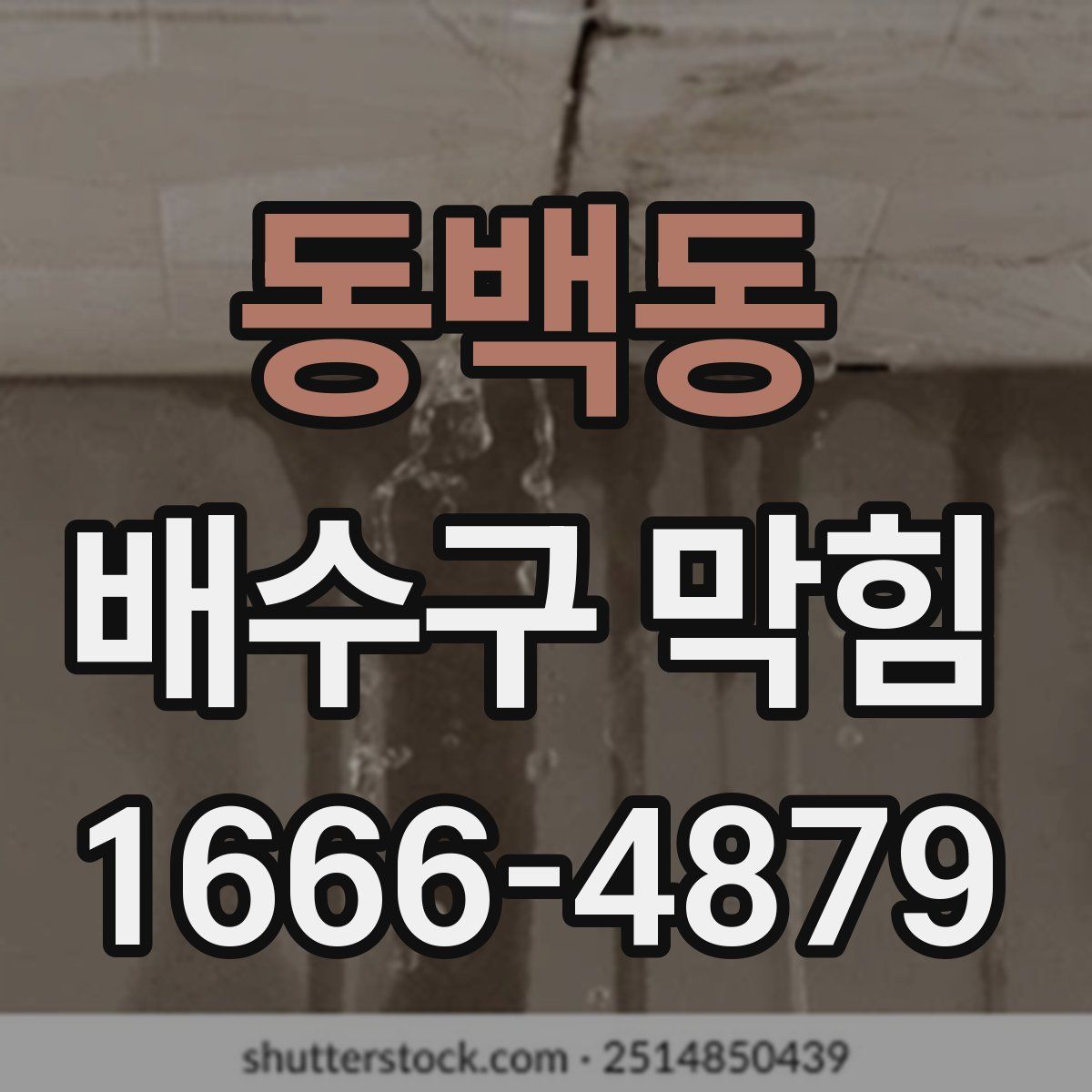 동백동 배수구 막힘