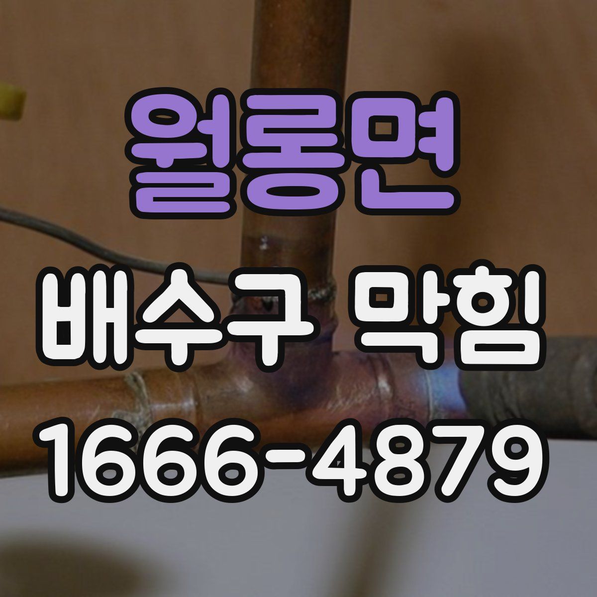 월롱면 배수구 막힘