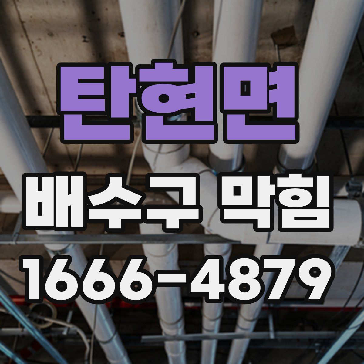 탄현면 배수구 막힘
