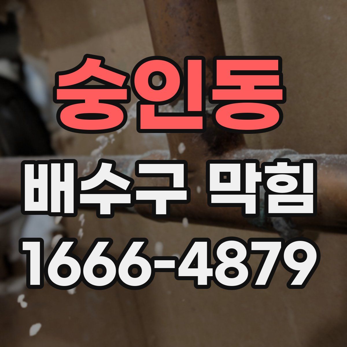 숭인동 배수구 막힘