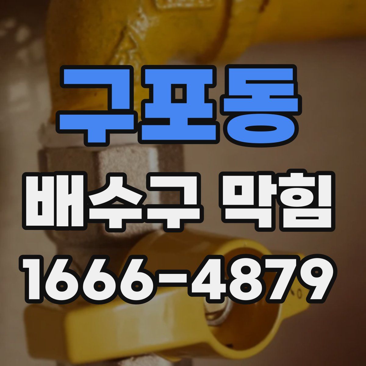 구포동 배수구 막힘