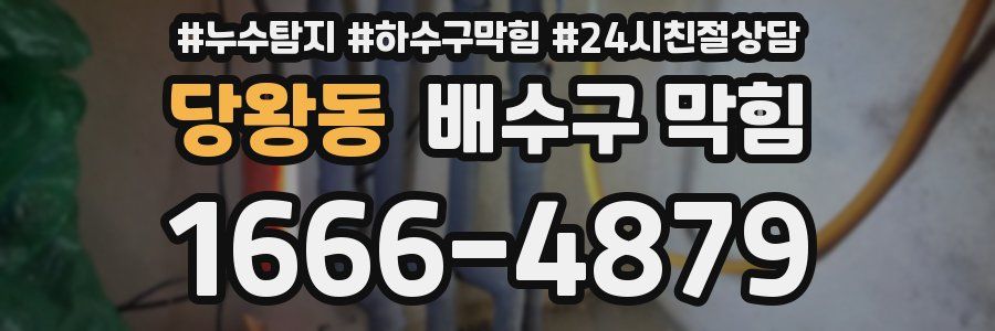 당왕동 배수구 막힘