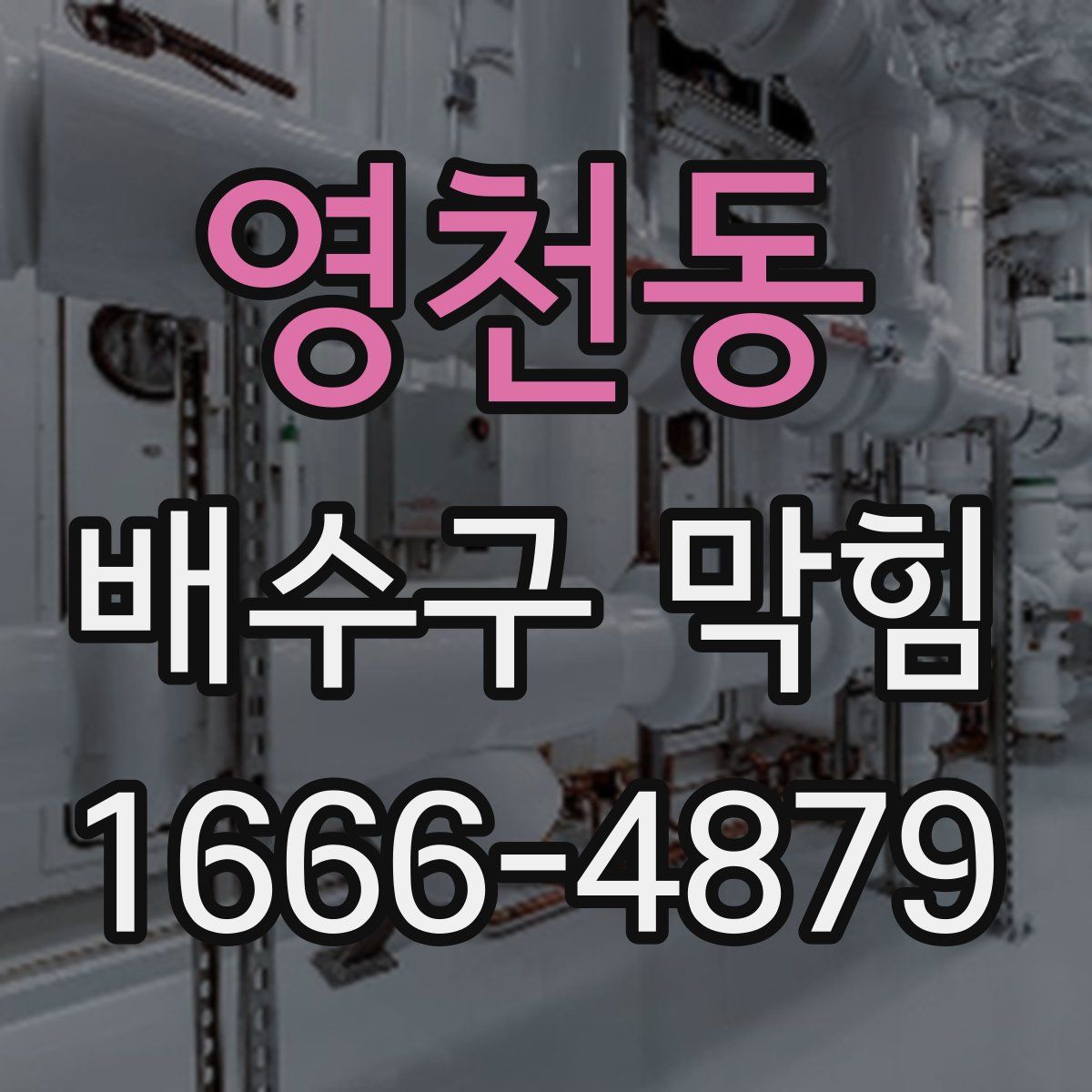 영천동 배수구 막힘