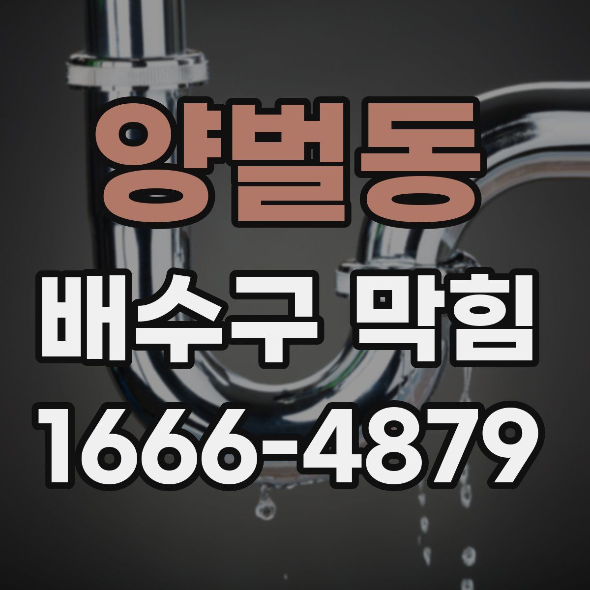 양벌동 배수구 막힘