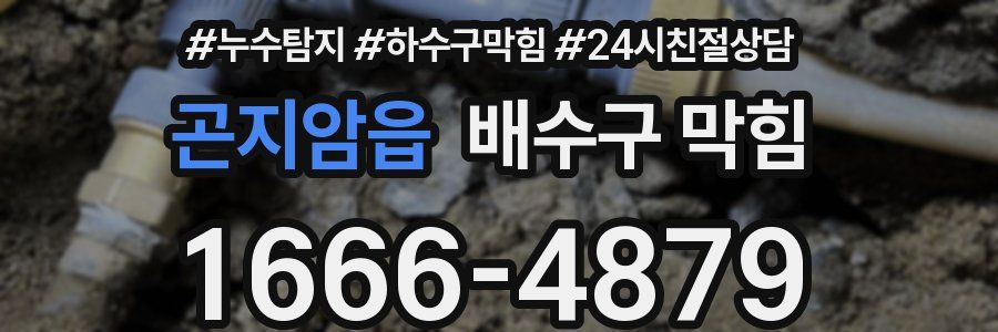 곤지암읍 배수구 막힘