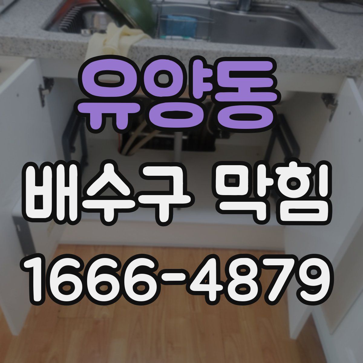 유양동 배수구 막힘