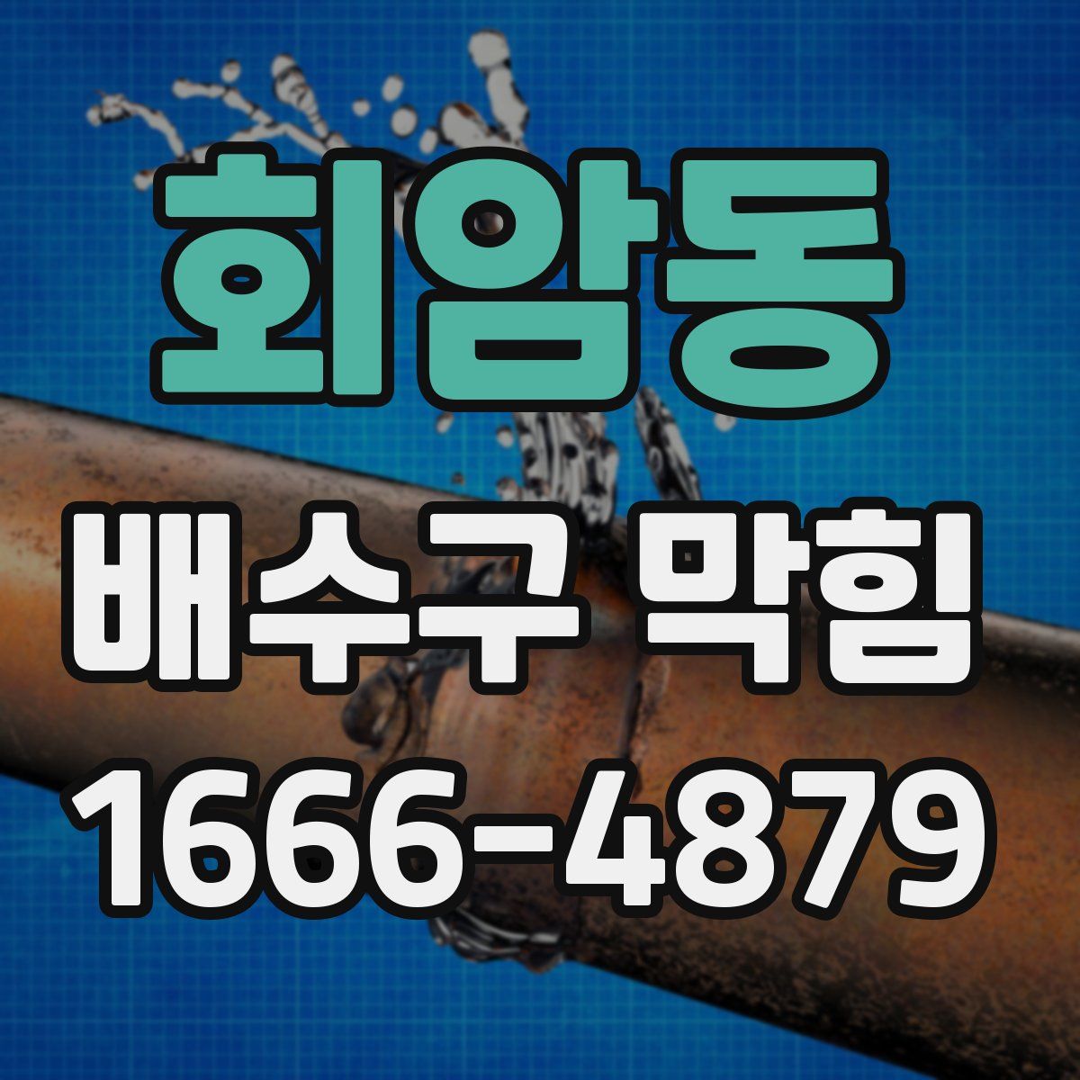회암동 배수구 막힘