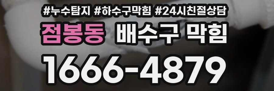 점봉동 배수구 막힘