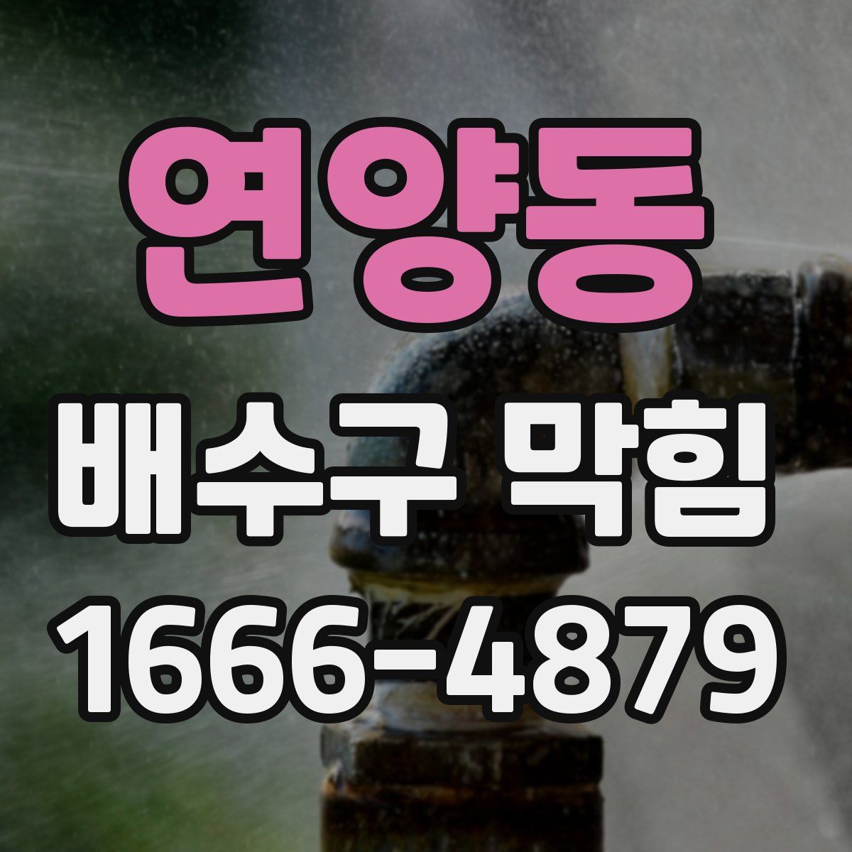 연양동 배수구 막힘