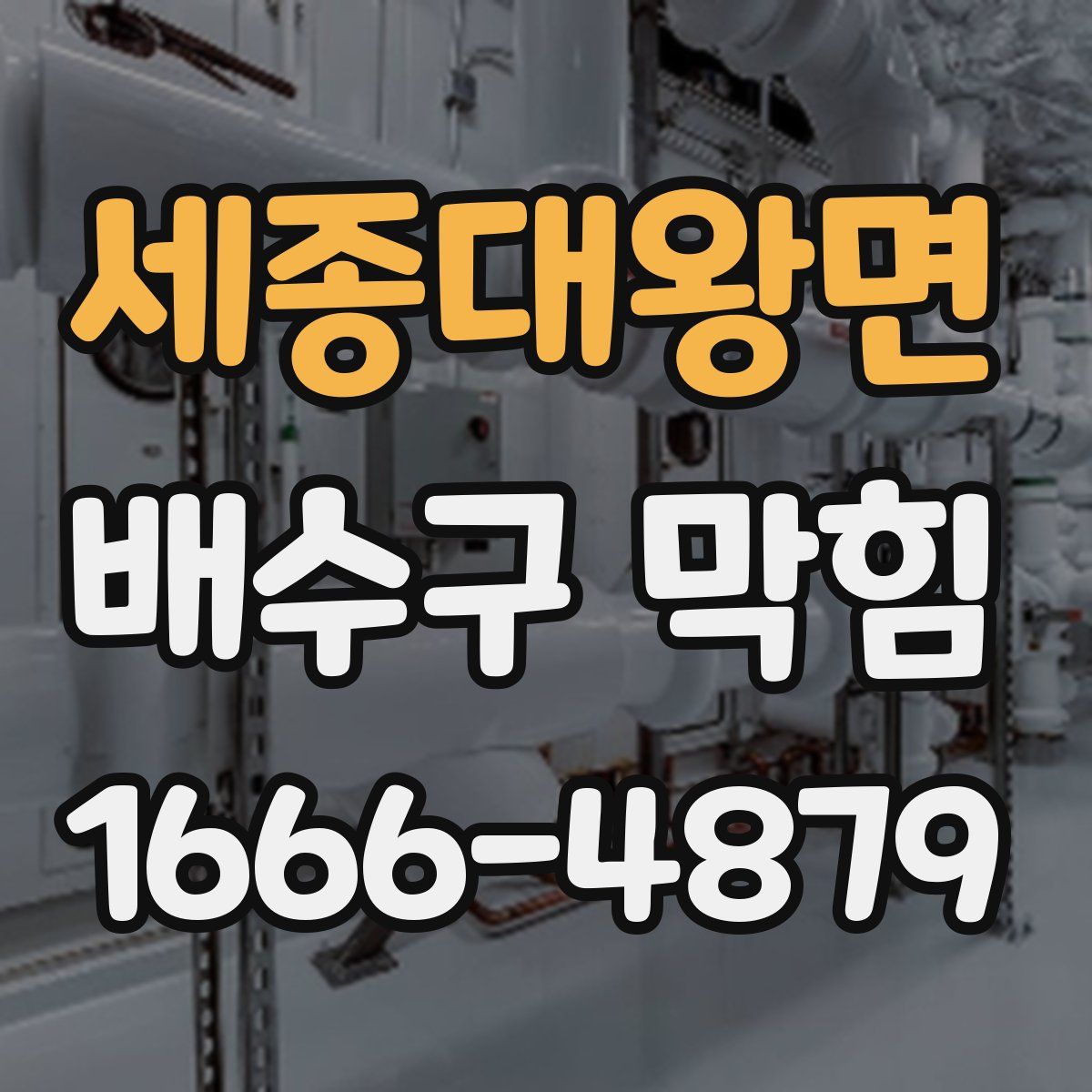 세종대왕면 배수구 막힘