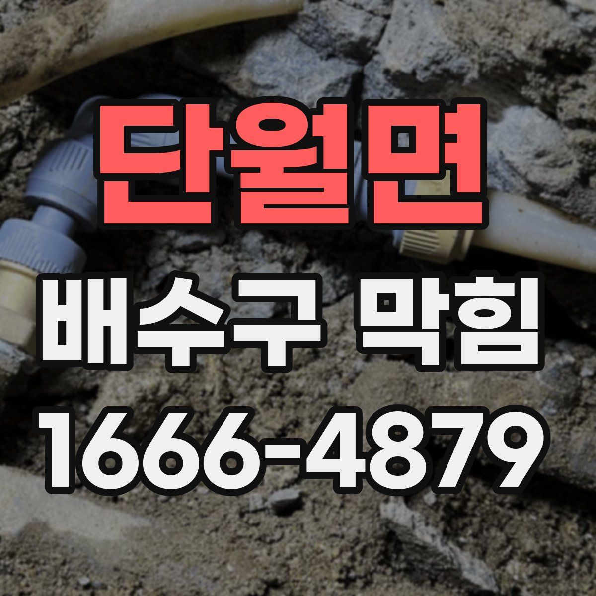 단월면 배수구 막힘