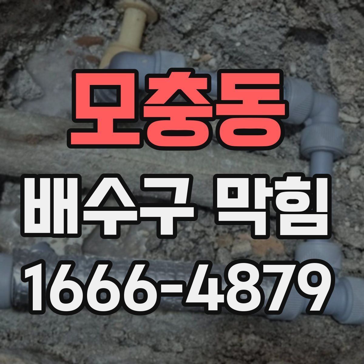모충동 배수구 막힘