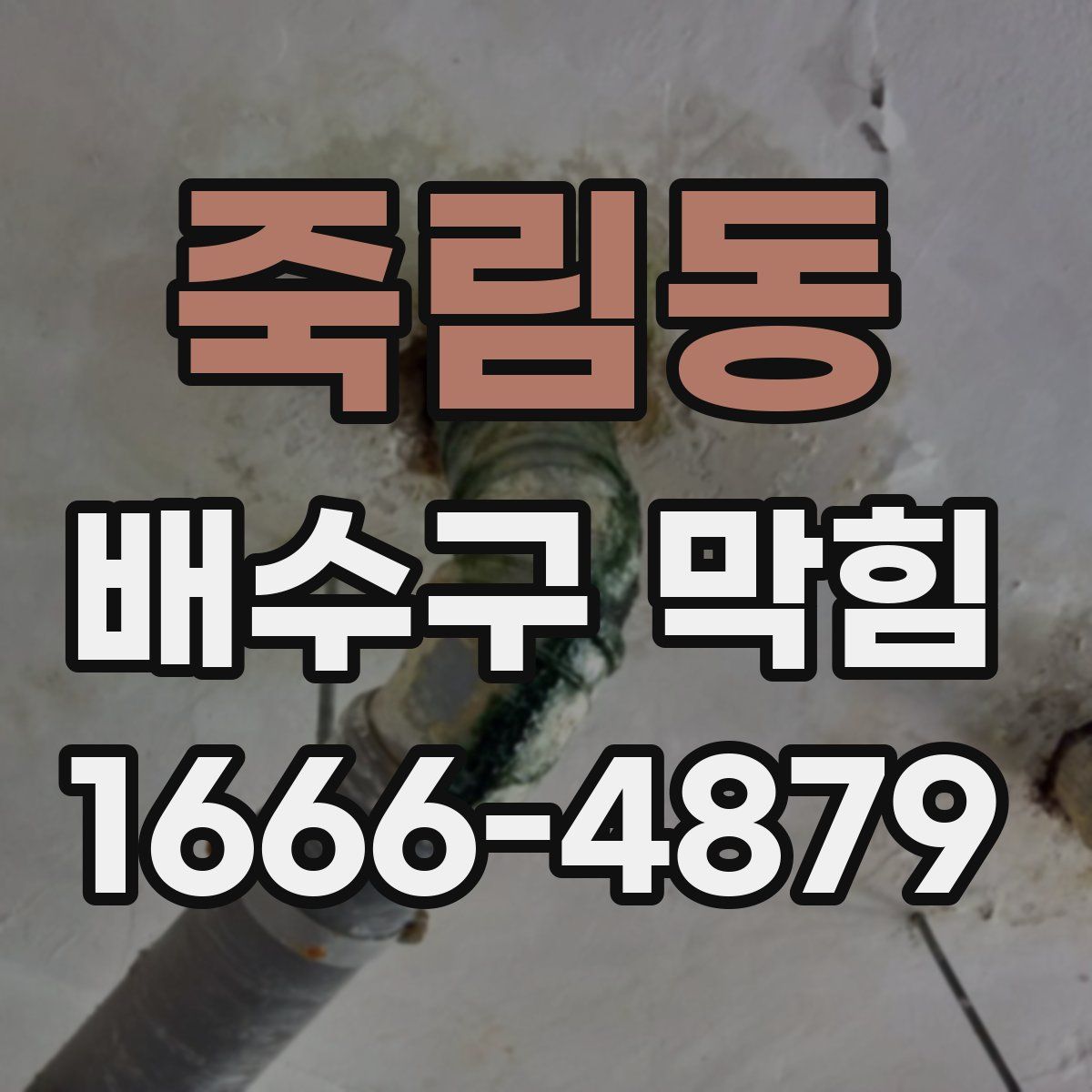 죽림동 배수구 막힘