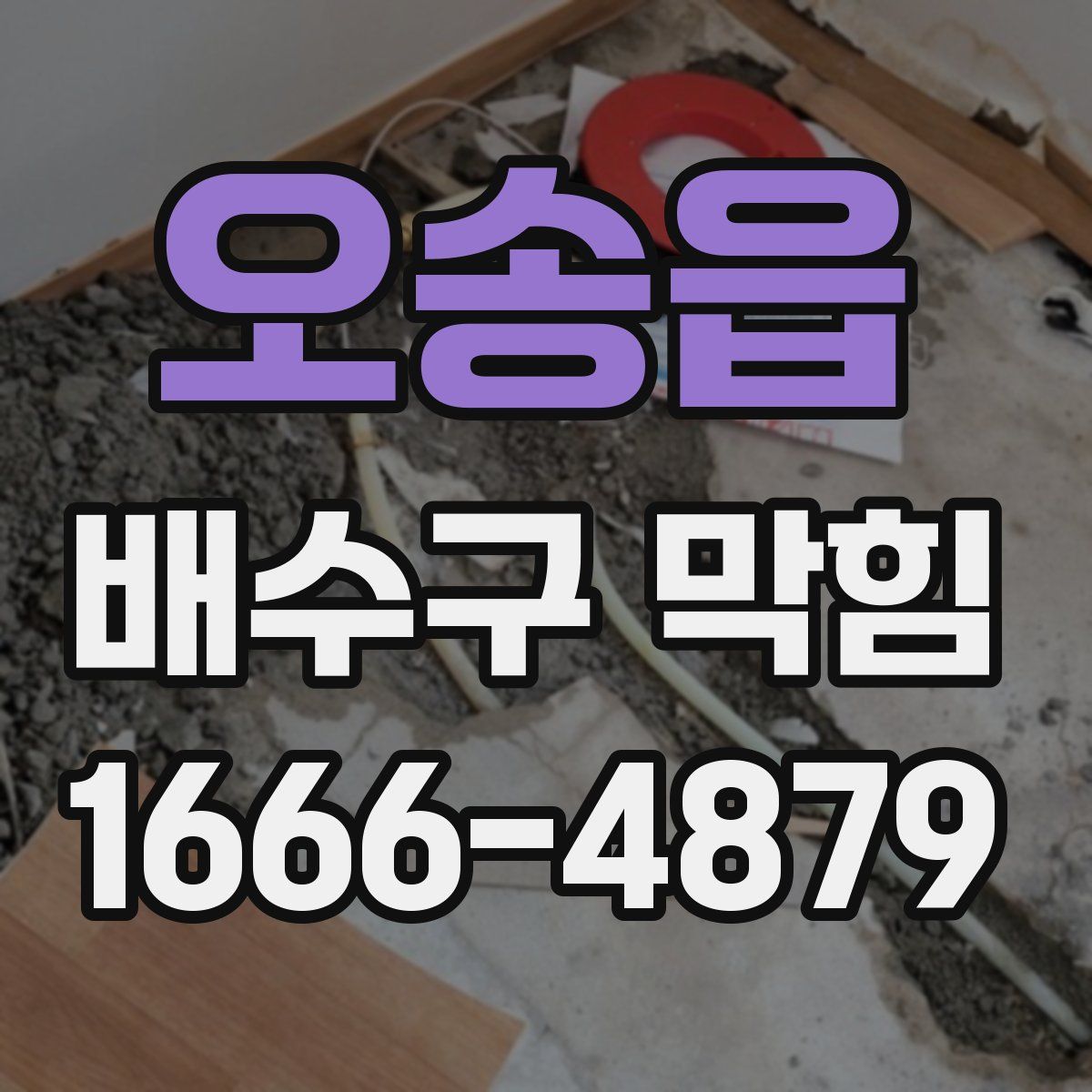 오송읍 배수구 막힘