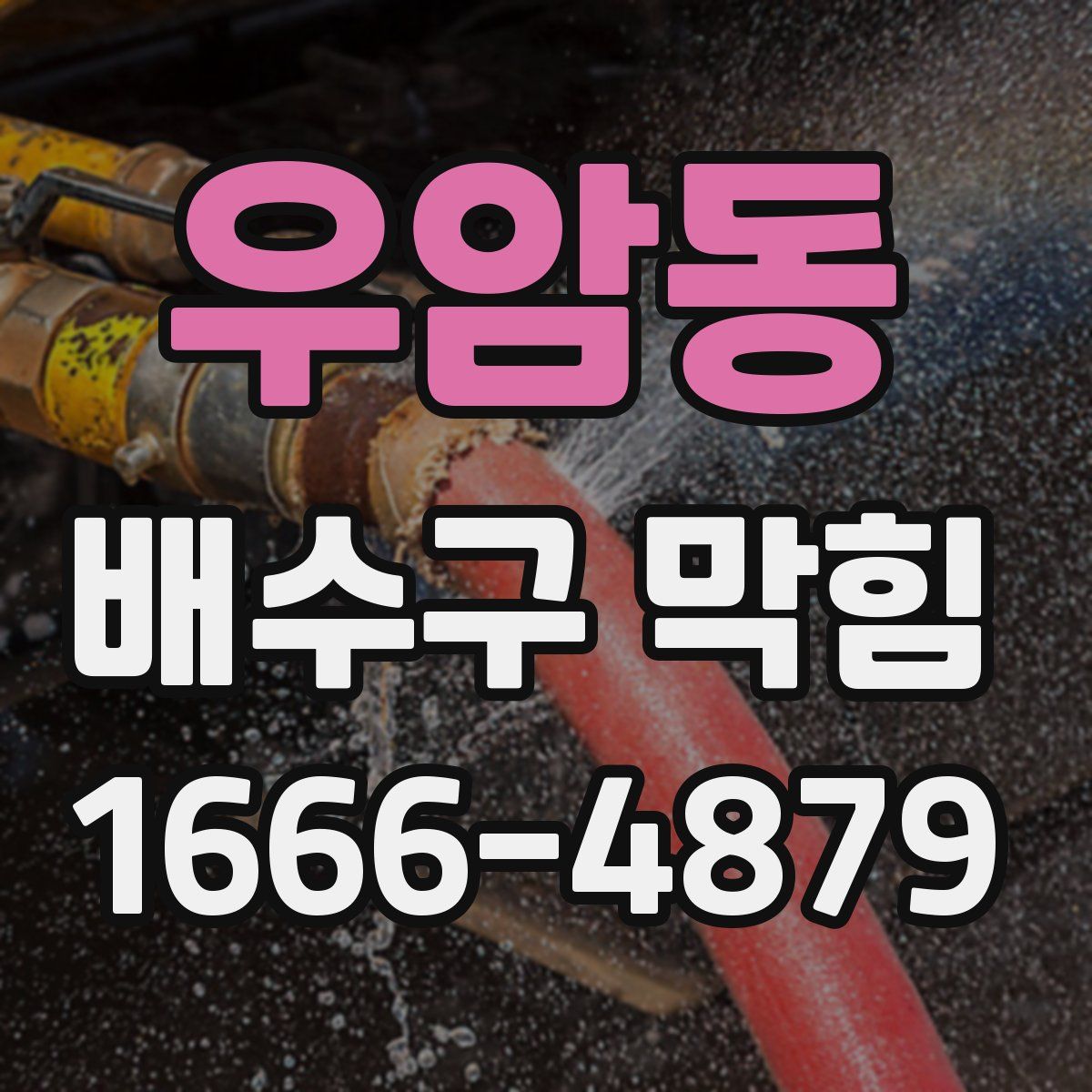 우암동 배수구 막힘